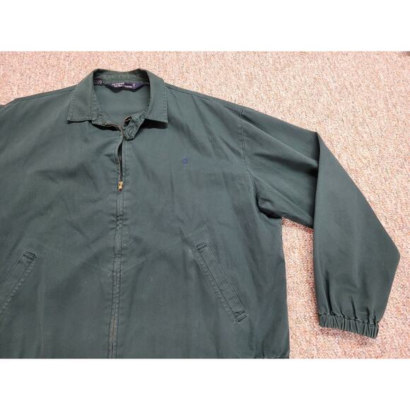 Polo Ralph Lauren Jacket Mens 2XL Green Bi Swing Pony Racer Bomber Outdoors Y2K - Picture 5 of 16